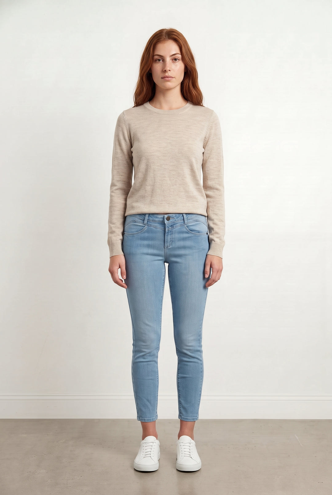 Jean Skinny Bleu - Taille S/36 de la marque One Step | PARAD121844 - Vendu par Paradigme - Image 1