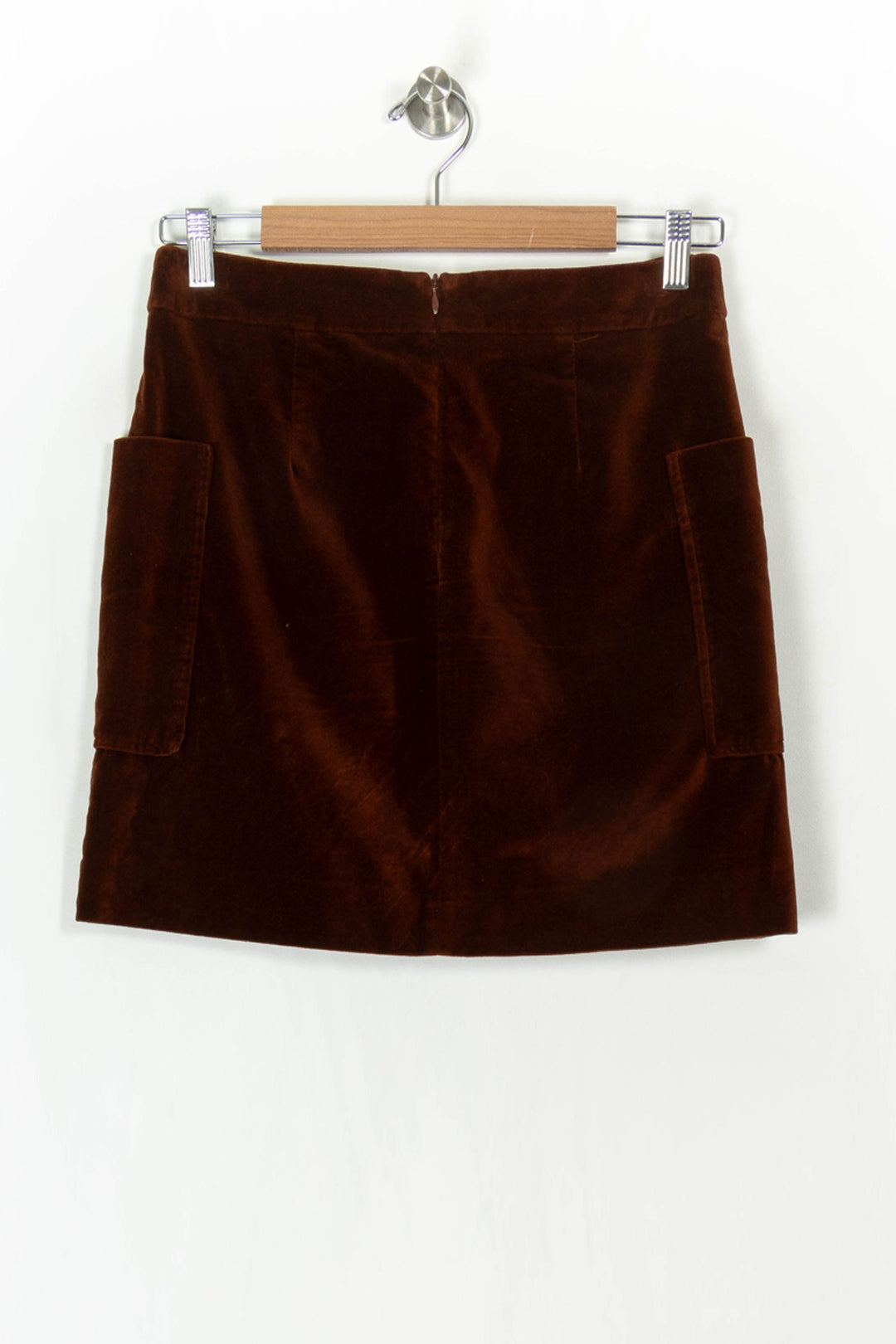 Jupe Courte Marron - Taille M/38 de la marque Caroll | PARAD121845 - Vendu par Paradigme - Image 5