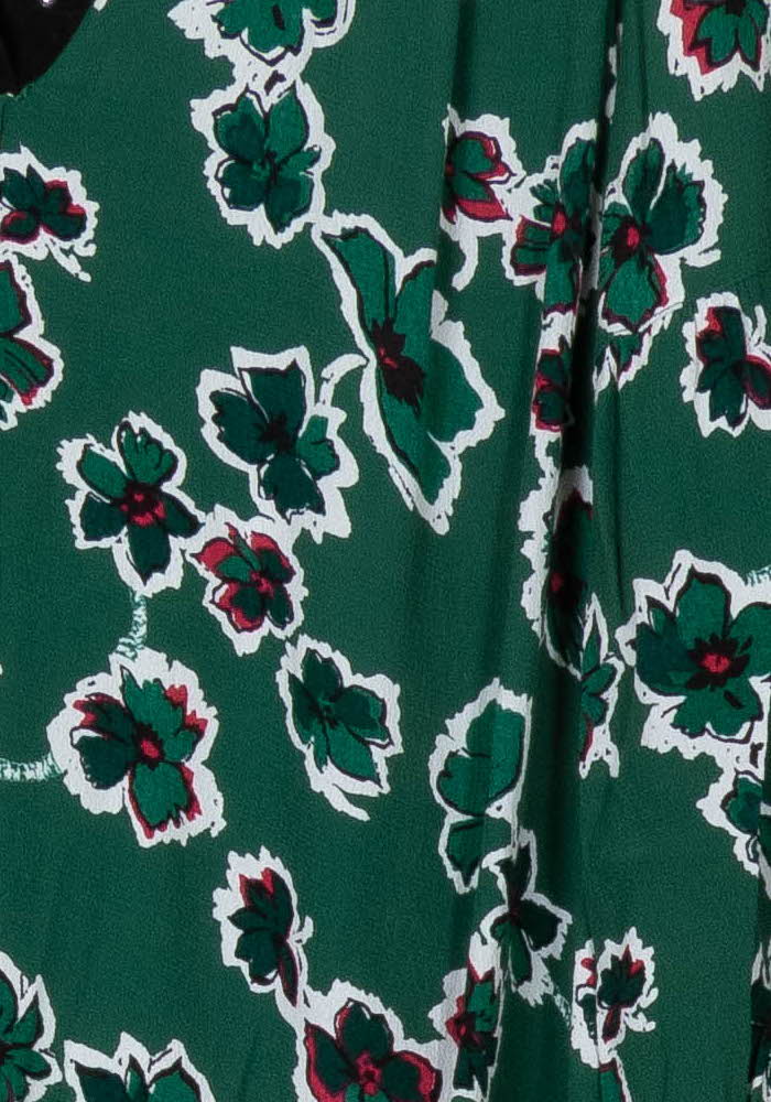 Blouse Verte et Noire - Taille S/36 de la marque IKKS | PARAD121846 - Vendu par Paradigme - Image 3