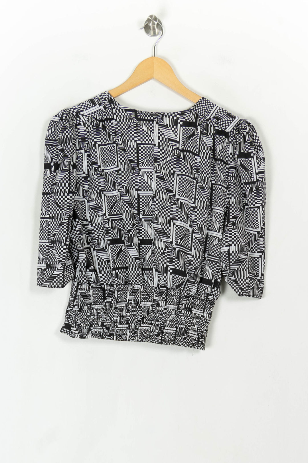 Blouse Noire et Blanche - Taille L/40 de la marque IKKS | PARAD121847 - Vendu par Paradigme - Image 5