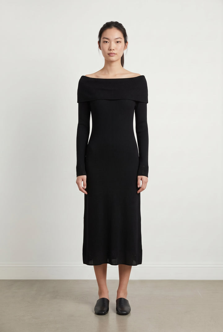 Robe Longue Noire - Taille S/36 de la marque Comptoir des Cotonniers | PARAD121849 - Vendu par Paradigme - Image 1