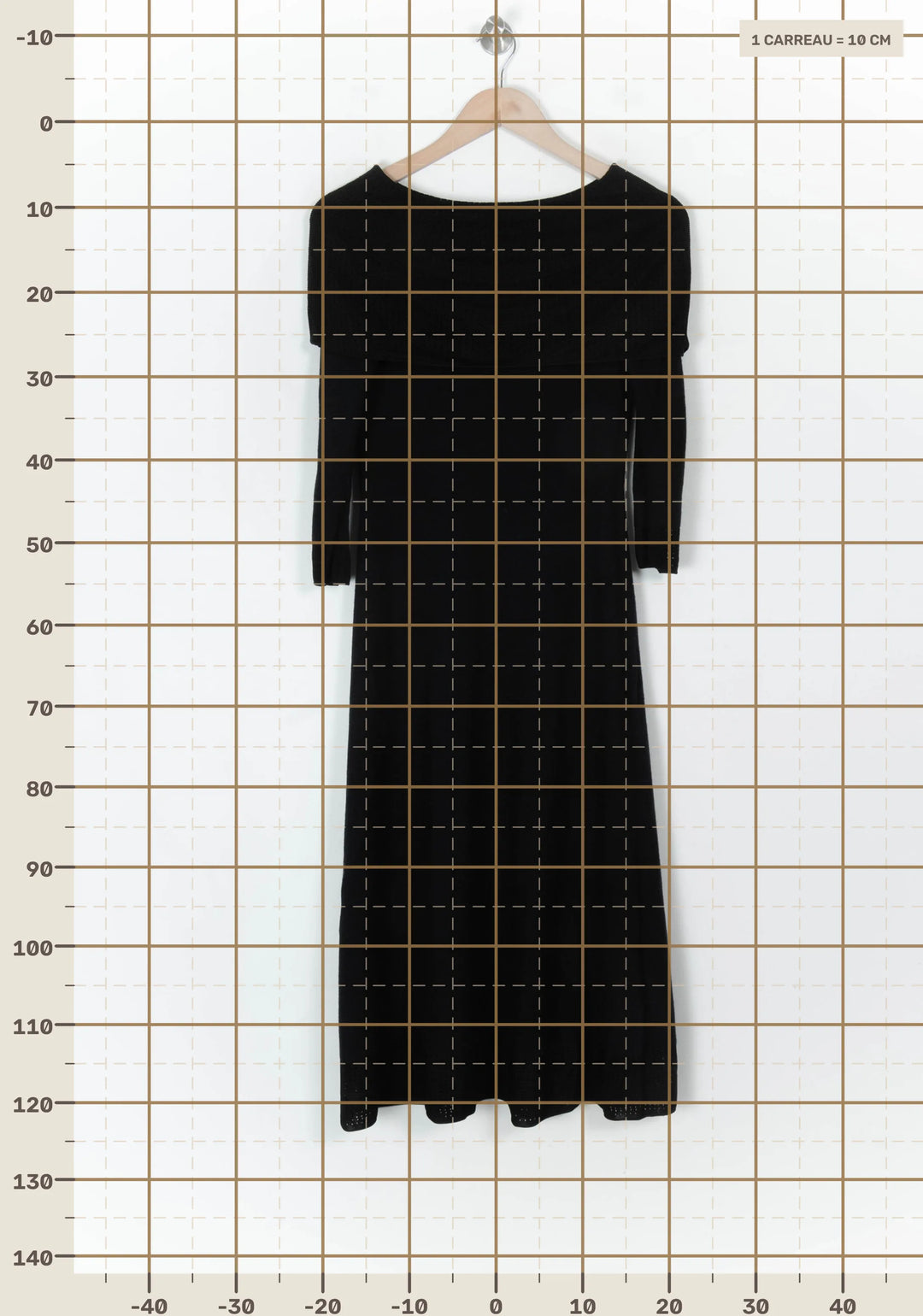 Robe Longue Noire - Taille S/36 de la marque Comptoir des Cotonniers | PARAD121849 - Vendu par Paradigme - Image 4