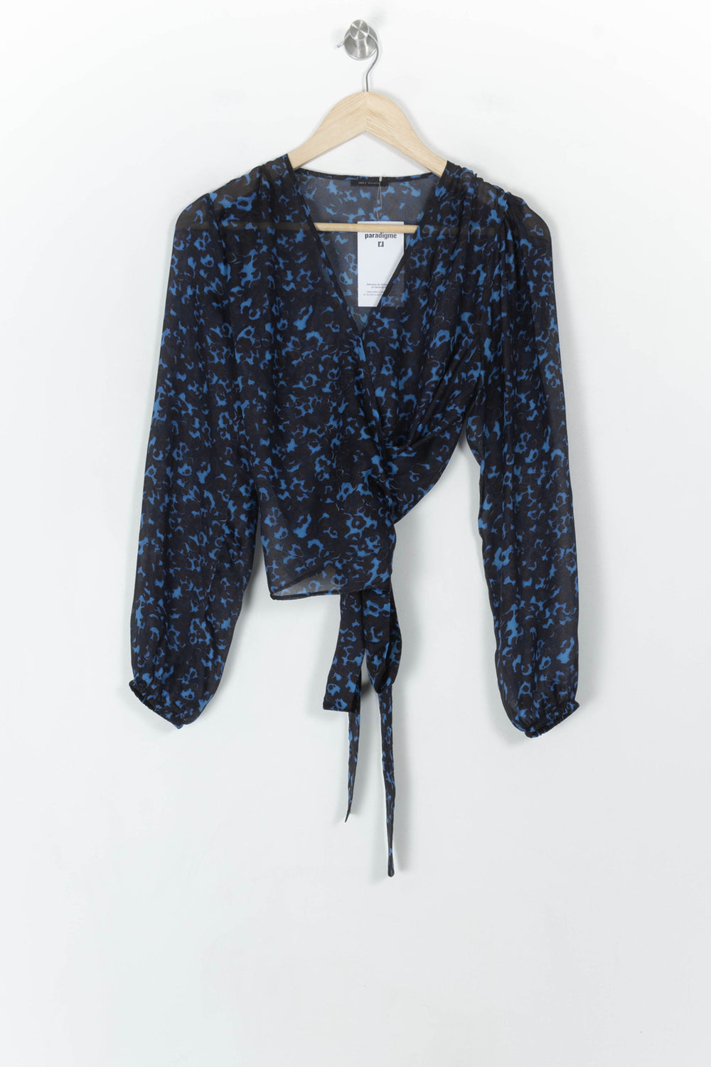 Blouse Noire et Bleue - Taille S/36 de la marque IKKS | PARAD121850 - Vendu par Paradigme - Image 2