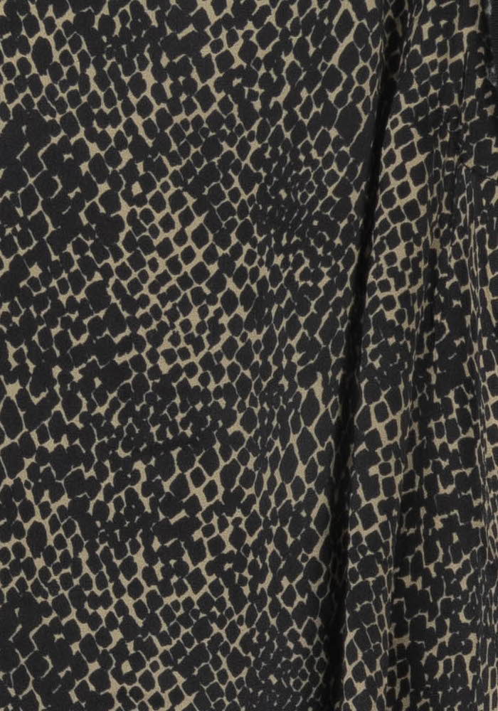 Blouse Noire et Beige - Taille M/38 de la marque La Fée Maraboutée | PARAD121852 - Vendu par Paradigme - Image 3