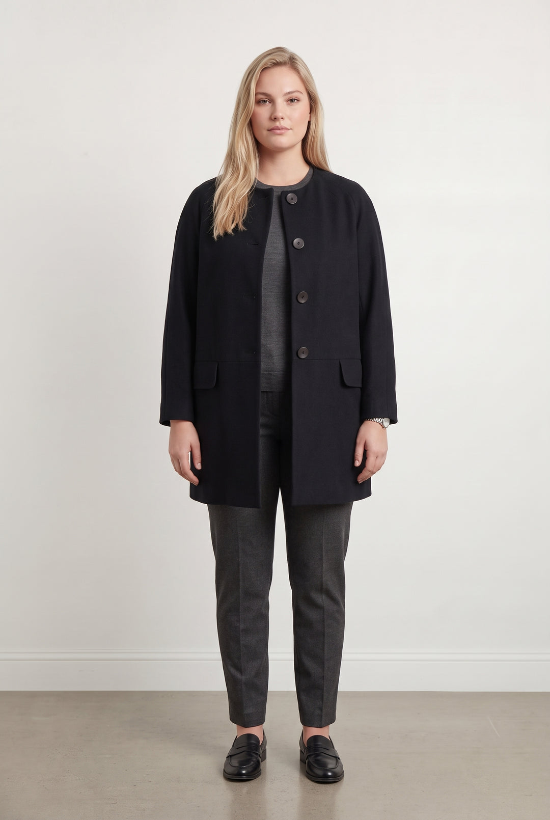 Manteau Bleu - Taille XL/42 de la marque Vanessa Bruno | PARAD121853 - Vendu par Paradigme - Image 1