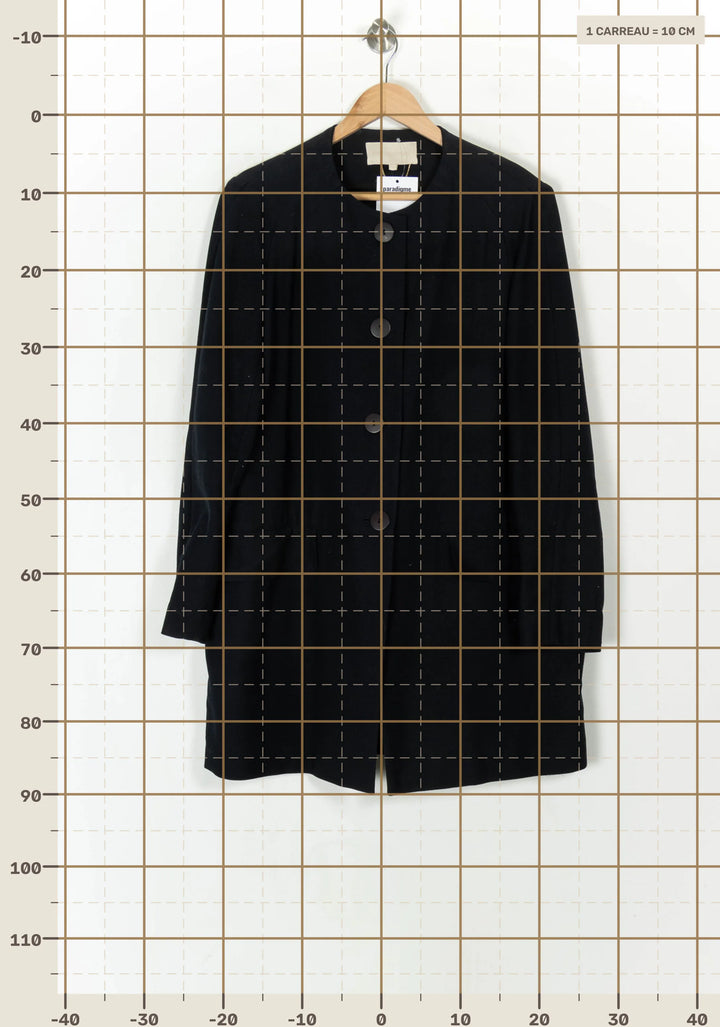 Manteau Bleu - Taille XL/42 de la marque Vanessa Bruno | PARAD121853 - Vendu par Paradigme - Image 4