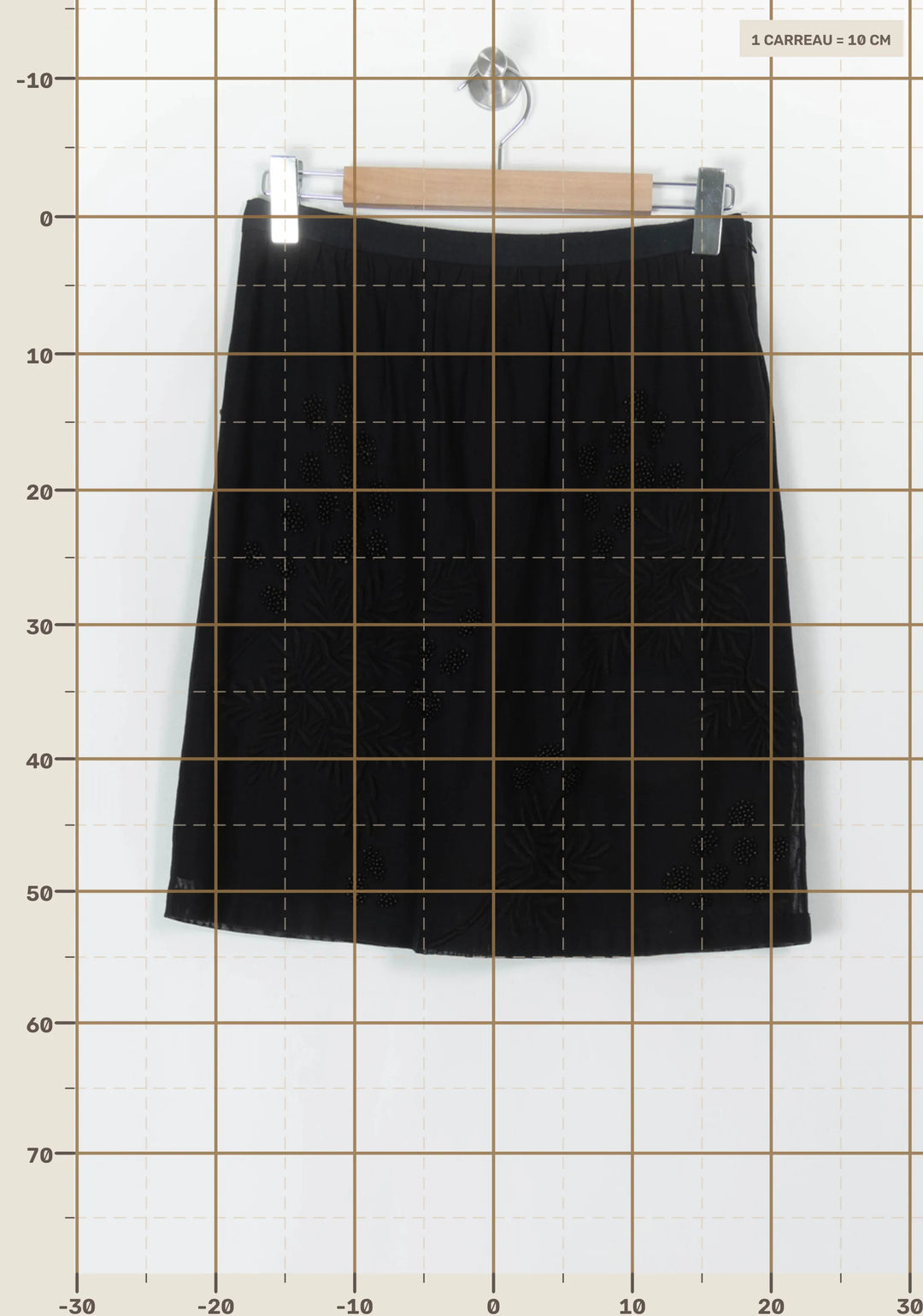 Jupe Noire - Taille M/38 de la marque Stella Forest | PARAD121854 - Vendu par Paradigme - Image 4