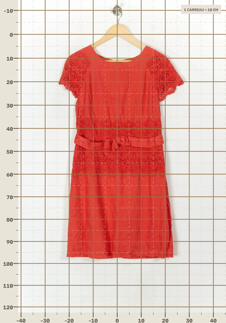 Robe Courte Rose - Taille L/40 de la marque Derhy | PARAD121856 - Vendu par Paradigme - Image 4