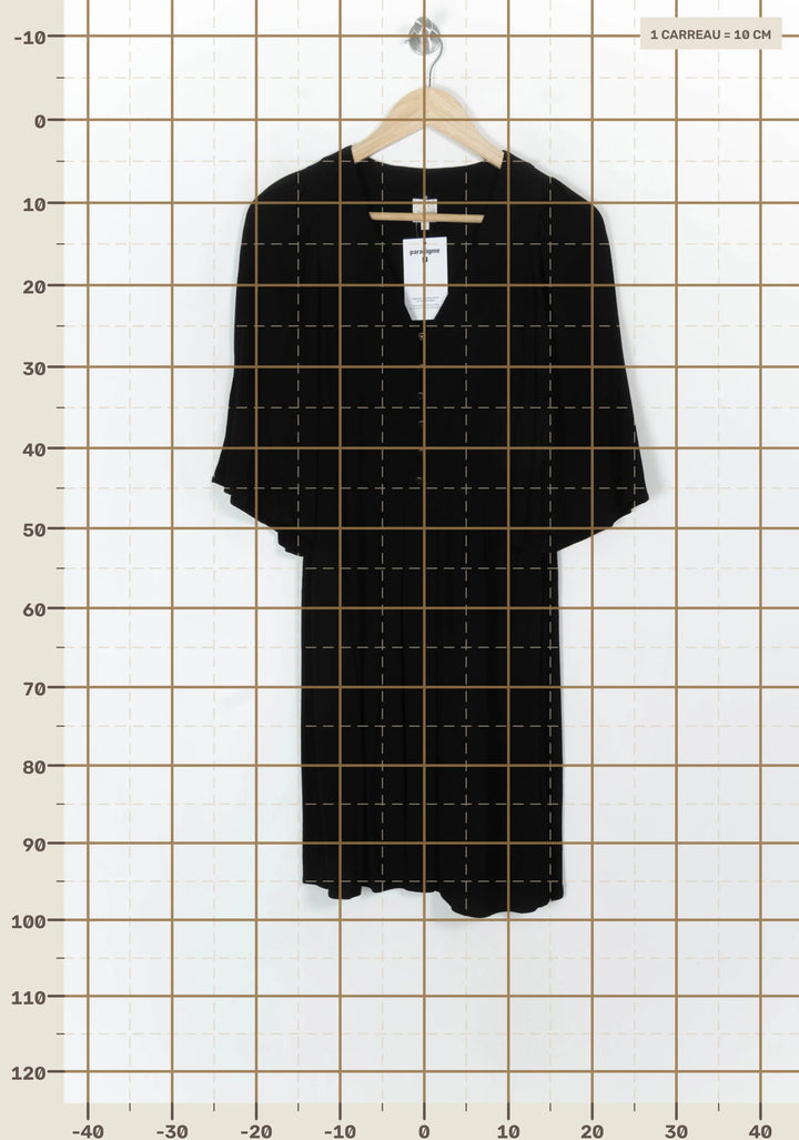 Robe Courte Noire - Taille XS/34 de la marque Des petits hauts | PARAD121857 - Vendu par Paradigme - Image 4