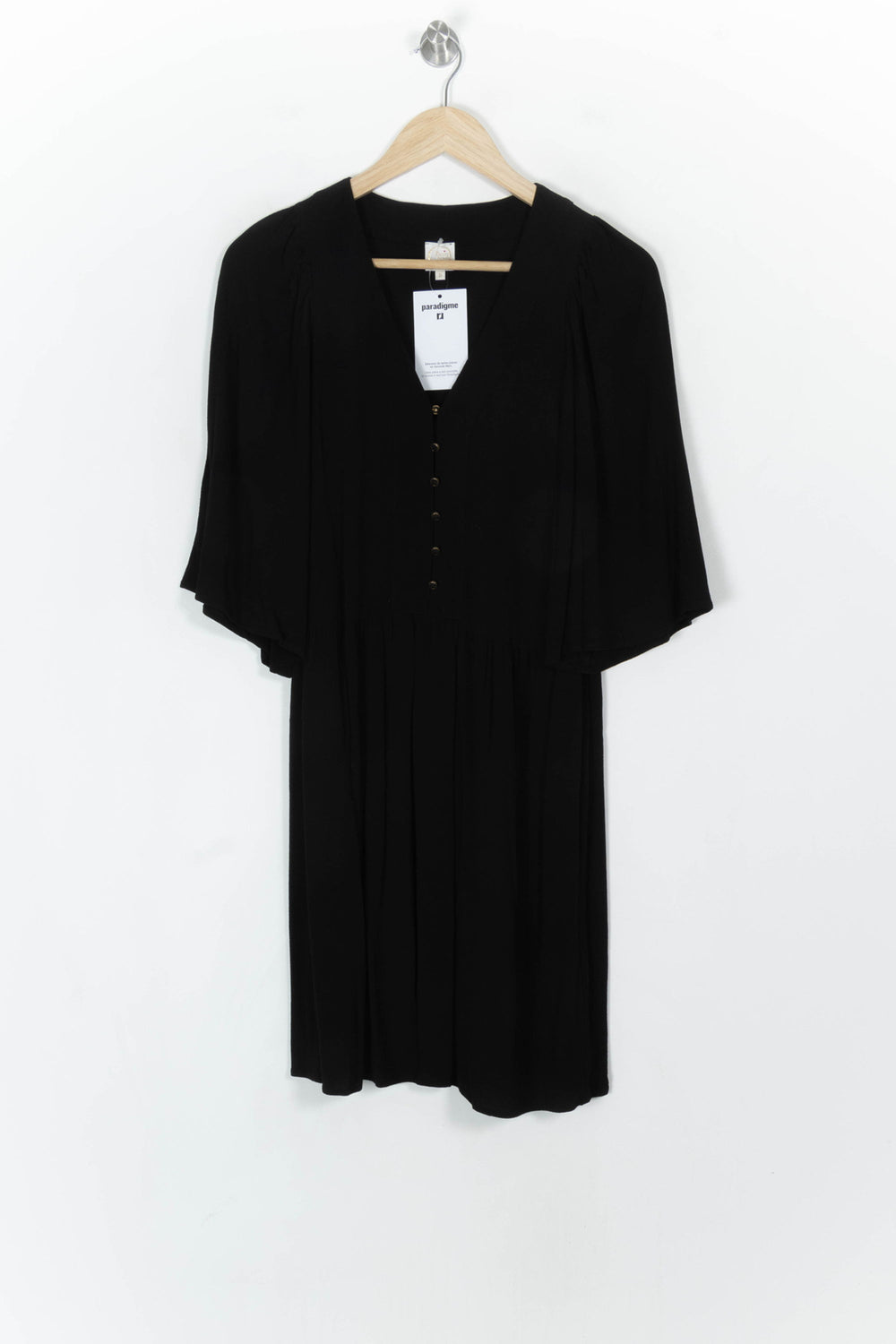 Robe Courte Noire - Taille XS/34 de la marque Des petits hauts | PARAD121857 - Vendu par Paradigme - Image 2