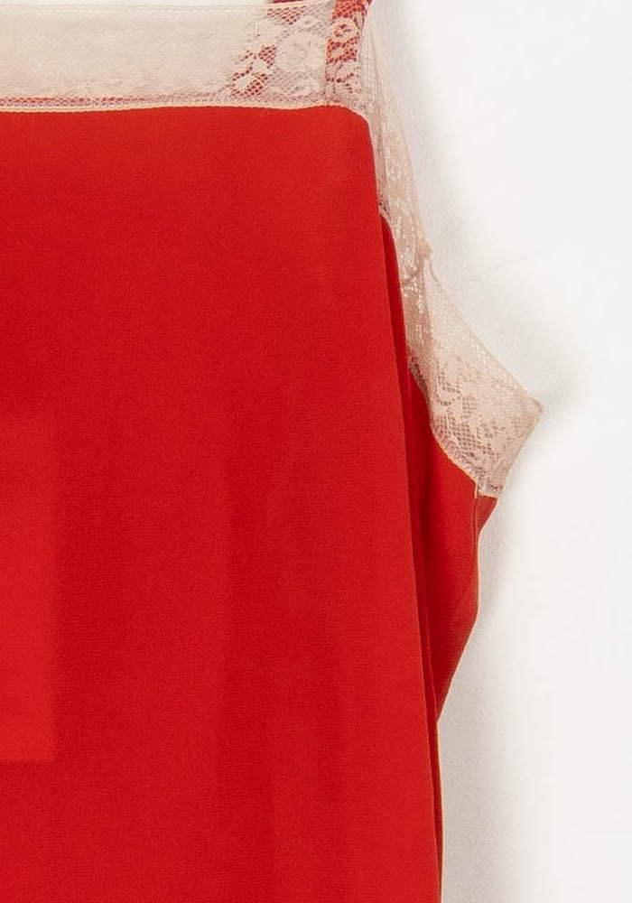 Caraco Rouge - Taille L/40 de la marque Zadig&amp;Voltaire | PARAD121858 - Vendu par Paradigme - Image 3