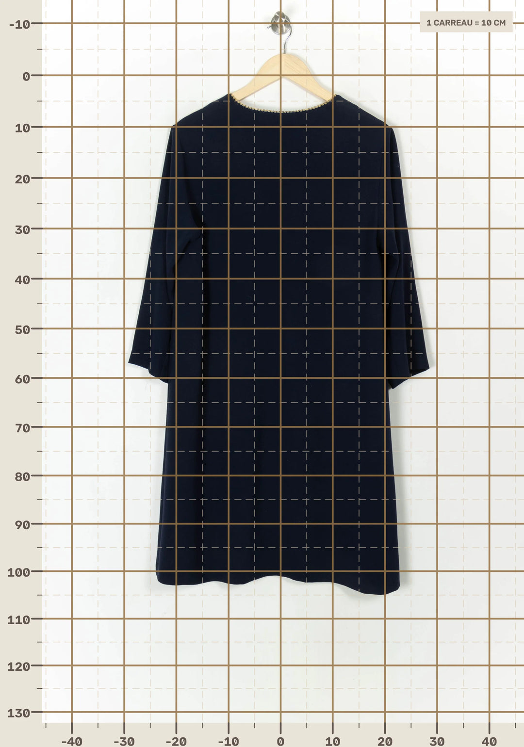 Robe Courte Bleue - Taille XL/42 de la marque Gerard Darel | PARAD121860 - Vendu par Paradigme - Image 4