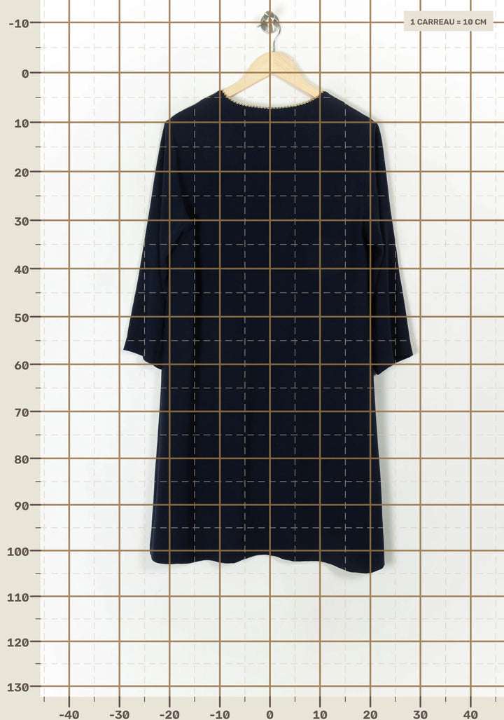 Robe Courte Bleue - Taille XL/42 de la marque Gerard Darel | PARAD121860 - Vendu par Paradigme - Image 4