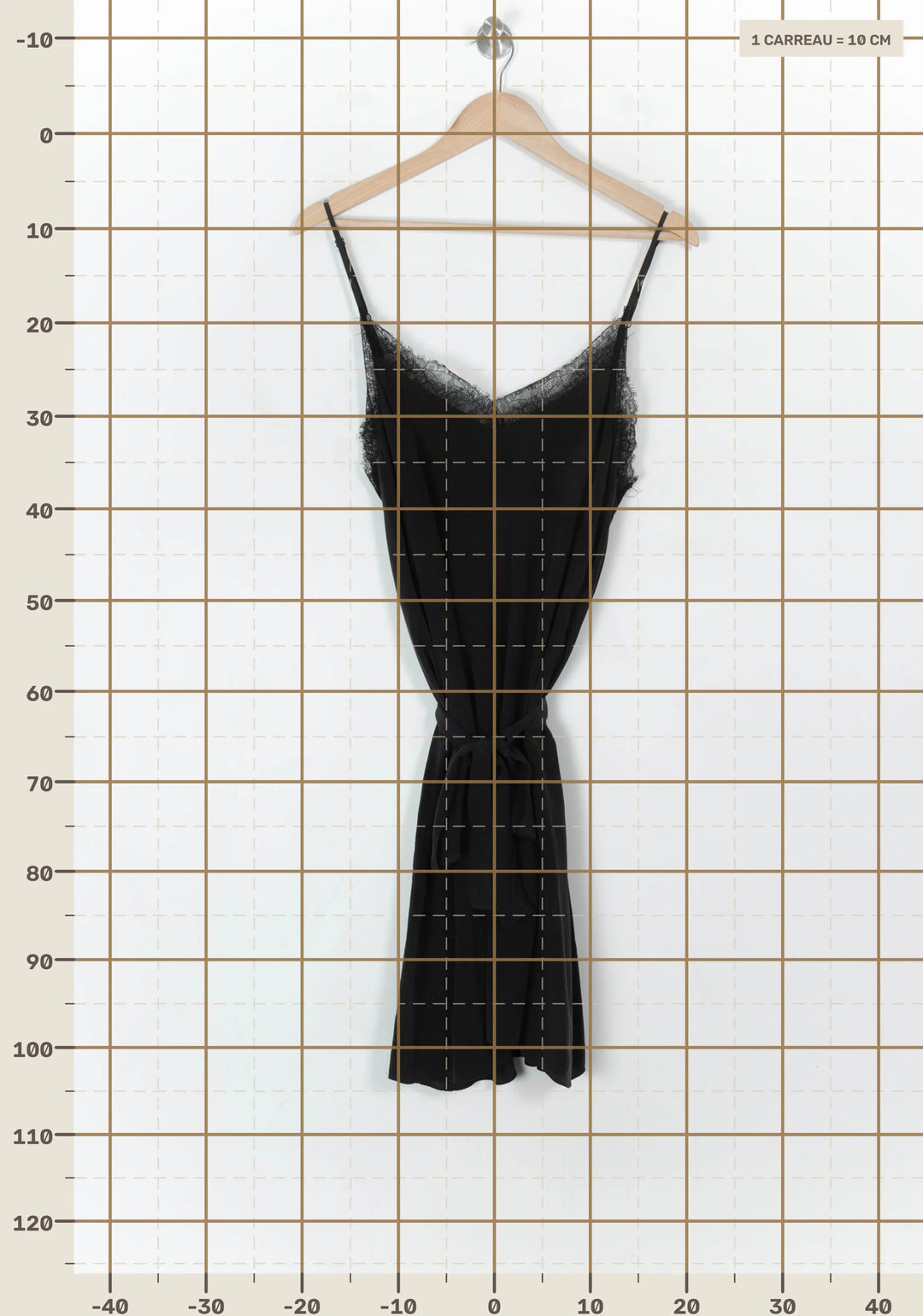 Robe Nuisette Noire - Taille L/40 de la marque Bérénice | PARAD121861 - Vendu par Paradigme - Image 4