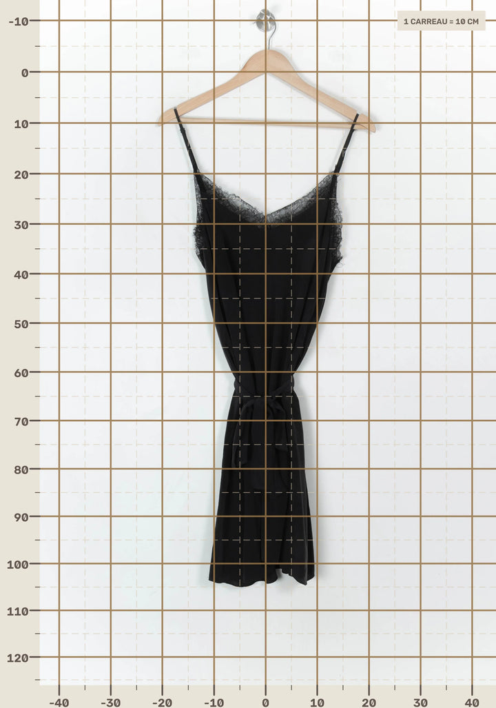 Robe Nuisette Noire - Taille L/40 de la marque Bérénice | PARAD121861 - Vendu par Paradigme - Image 4