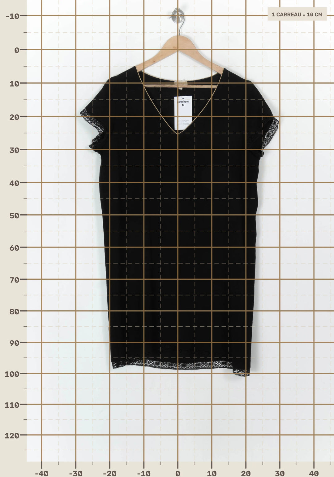 Robe Courte Noire - Taille XXL/44 de la marque Pablo | PARAD121863 - Vendu par Paradigme - Image 4