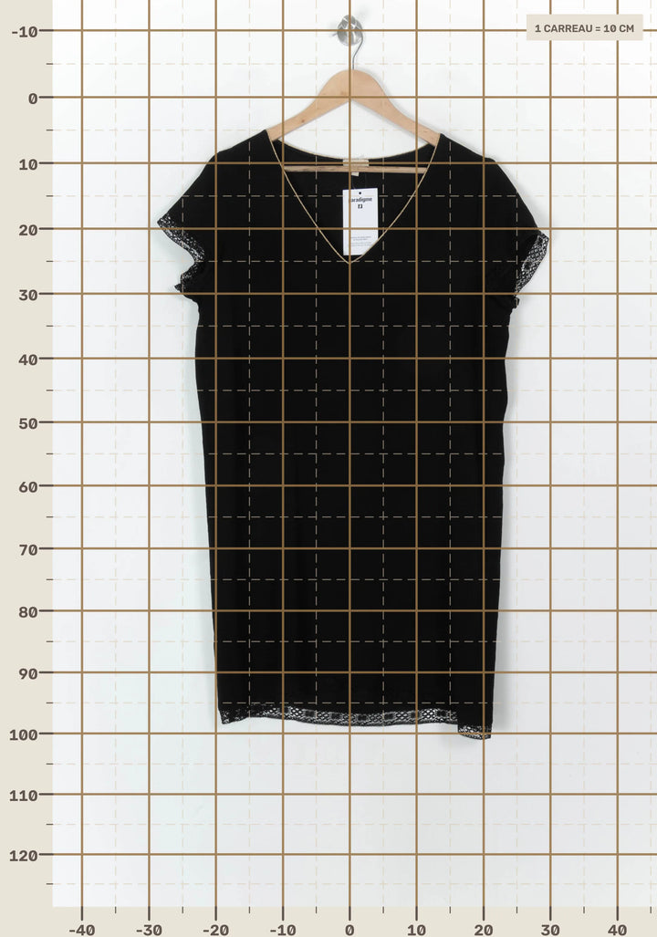 Robe Courte Noire - Taille XXL/44 de la marque Pablo | PARAD121863 - Vendu par Paradigme - Image 4