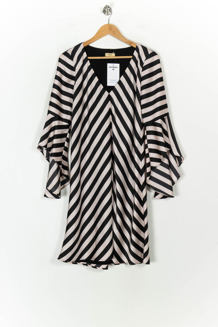 Robe Courte Noire et Blanche - Taille XXXL/46 de la marque Liu Jo | PARAD121864 - Vendu par Paradigme - Image 2