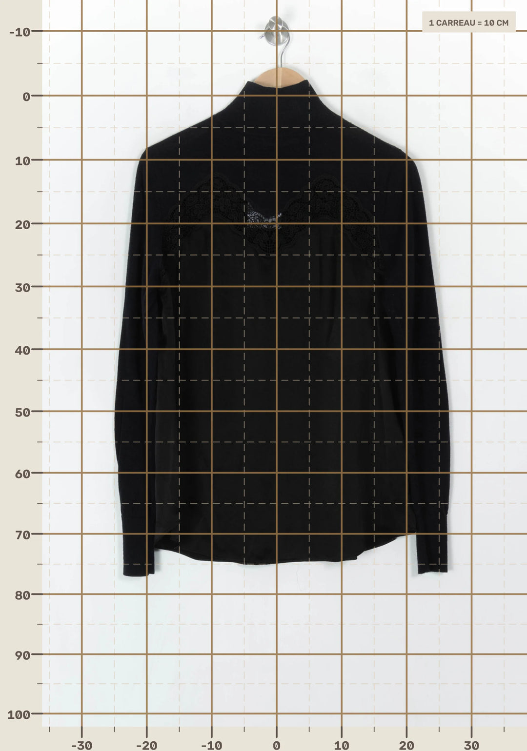 Pull Noir - Taille L/40 de la marque Sandro | PARAD121865 - Vendu par Paradigme - Image 4