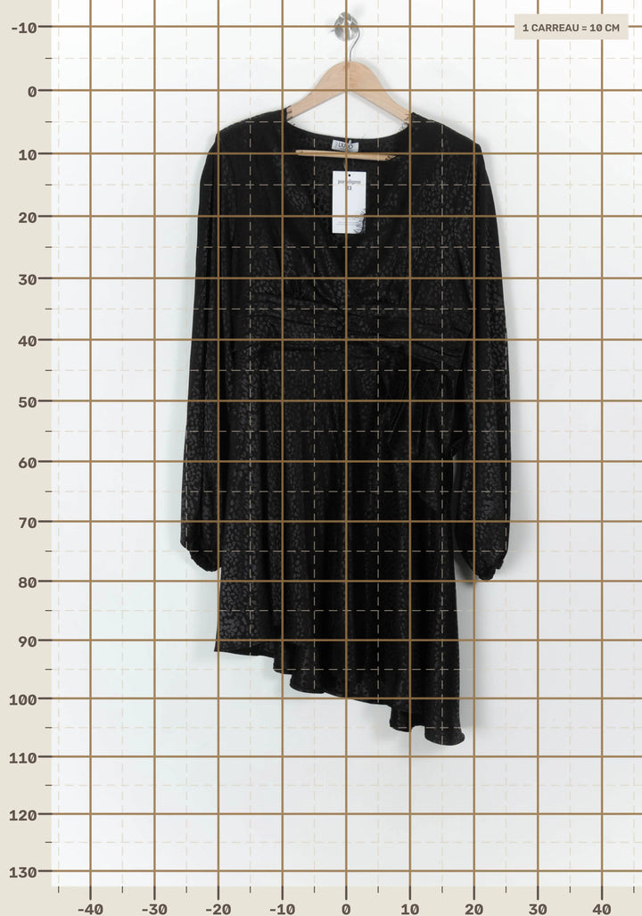 Robe Portefeuille Noire - Taille XXXL/46 de la marque Liu Jo | PARAD121866 - Vendu par Paradigme - Image 4