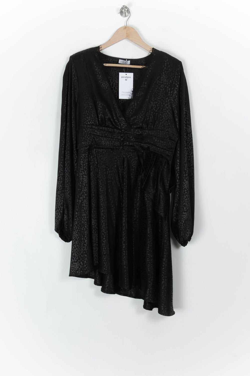 Robe Portefeuille Noire - Taille XXXL/46 de la marque Liu Jo | PARAD121866 - Vendu par Paradigme - Image 2