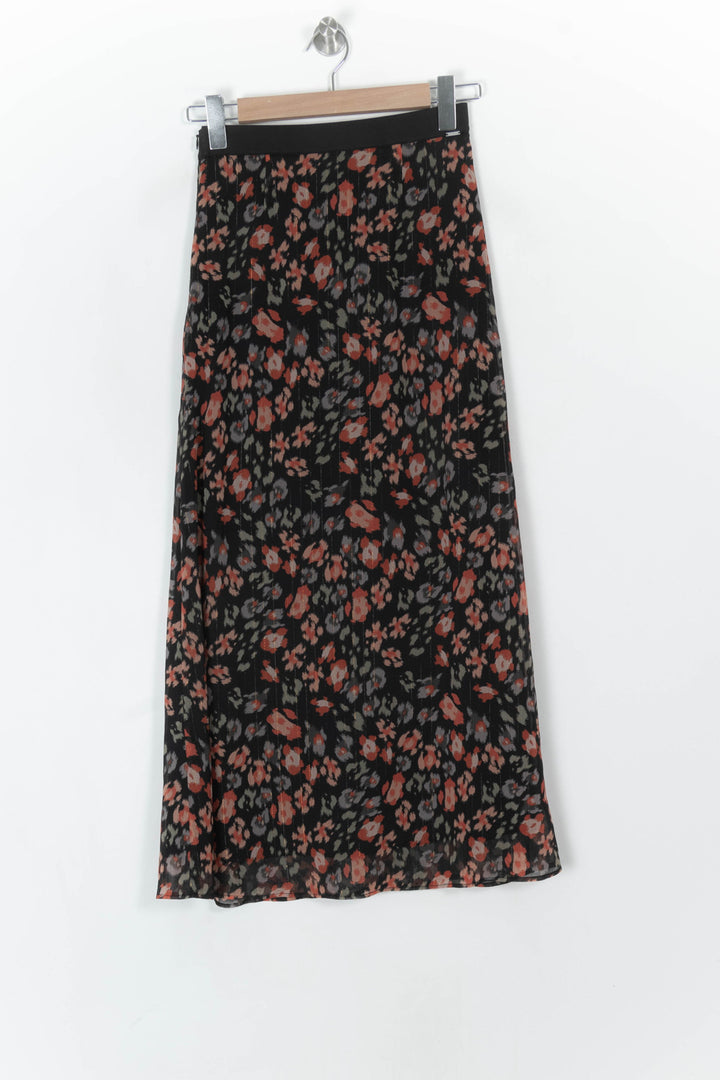 Jupe Longue Noire et Rouge - Taille XS/34 de la marque IKKS | PARAD121867 - Vendu par Paradigme - Image 5