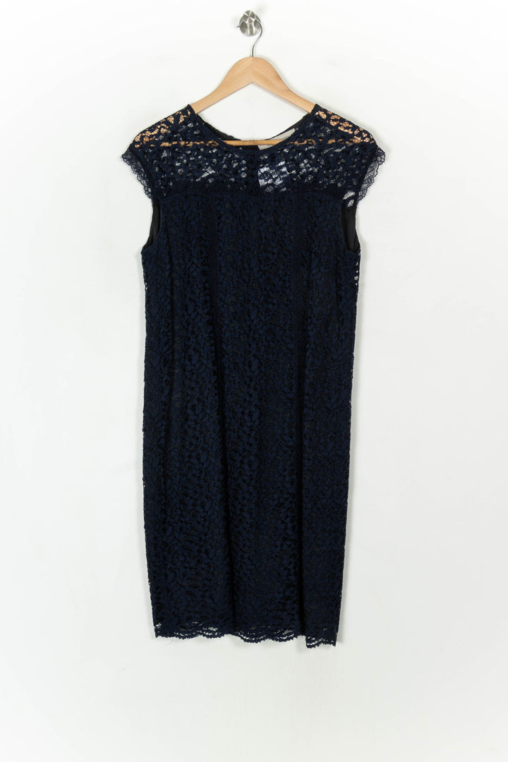 Robe Dentelle Bleue - Taille XXL/44 de la marque Gerard Darel | PARAD121868 - Vendu par Paradigme - Image 2