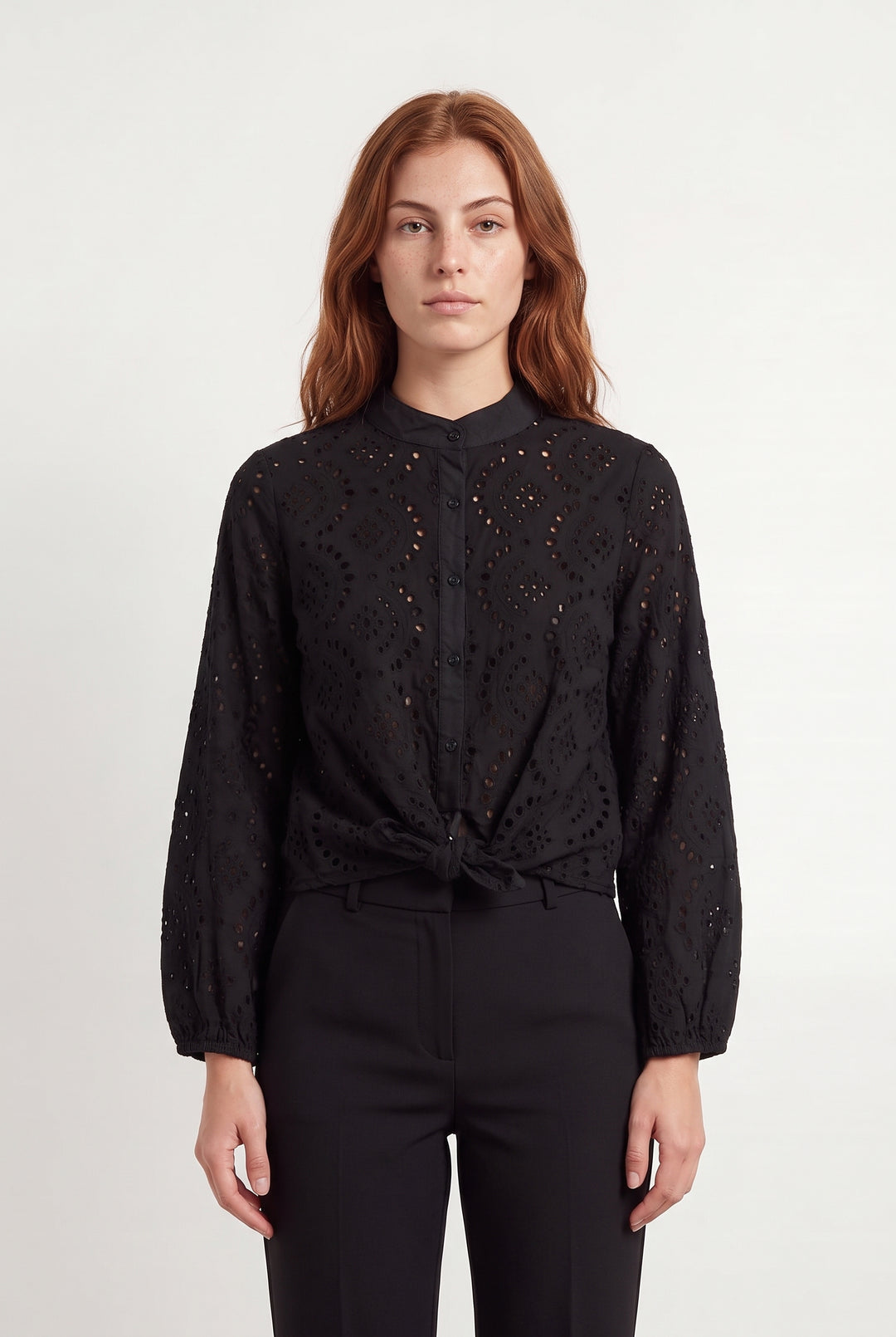 Blouse Noire - Taille M/38 de la marque La Fée Maraboutée | PARAD121869 - Vendu par Paradigme - Image 1