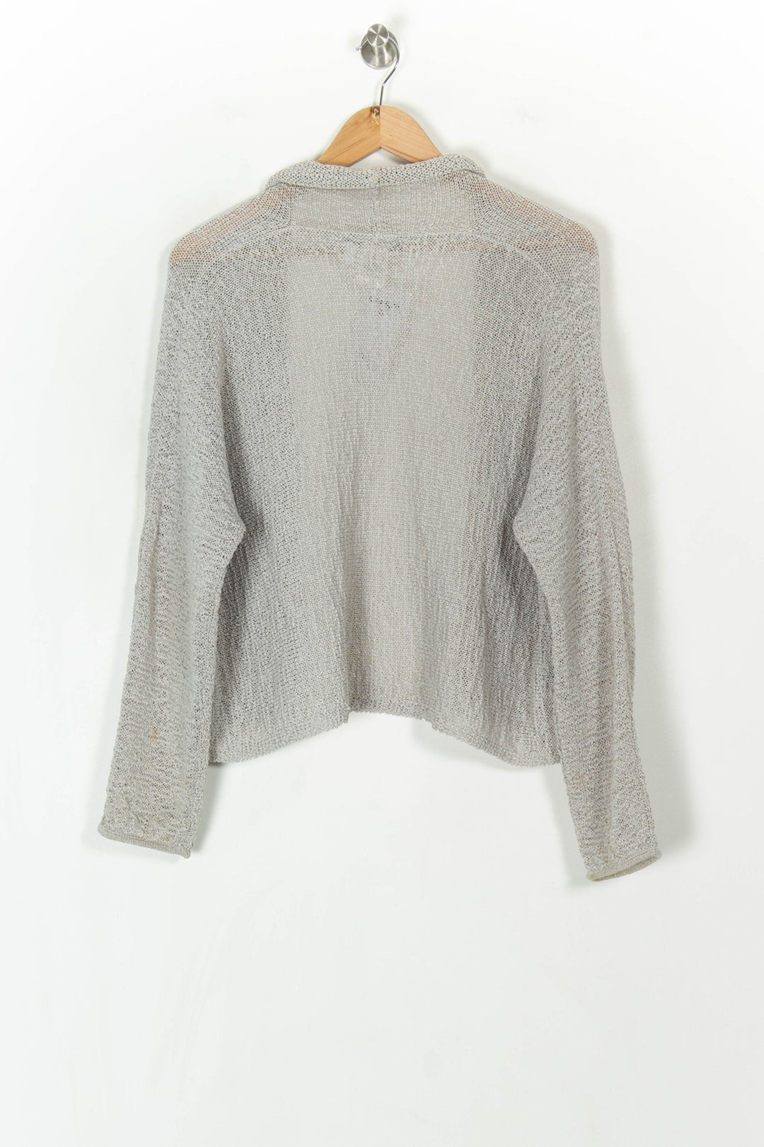 Cardigan Gris - Taille T.U. de la marque La Fée Maraboutée | PARAD121872 - Vendu par Paradigme - Image 5