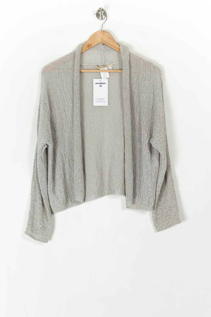 Cardigan Gris - Taille T.U. de la marque La Fée Maraboutée | PARAD121872 - Vendu par Paradigme - Image 2