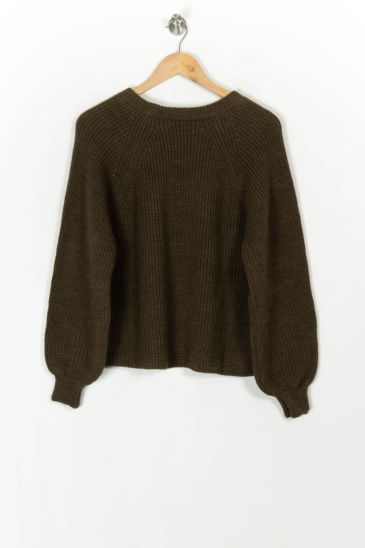 Pull Vert - Taille S/36 de la marque La Fée Maraboutée | PARAD121874 - Vendu par Paradigme - Image 5