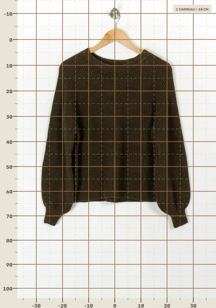 Pull Vert - Taille S/36 de la marque La Fée Maraboutée | PARAD121874 - Vendu par Paradigme - Image 4