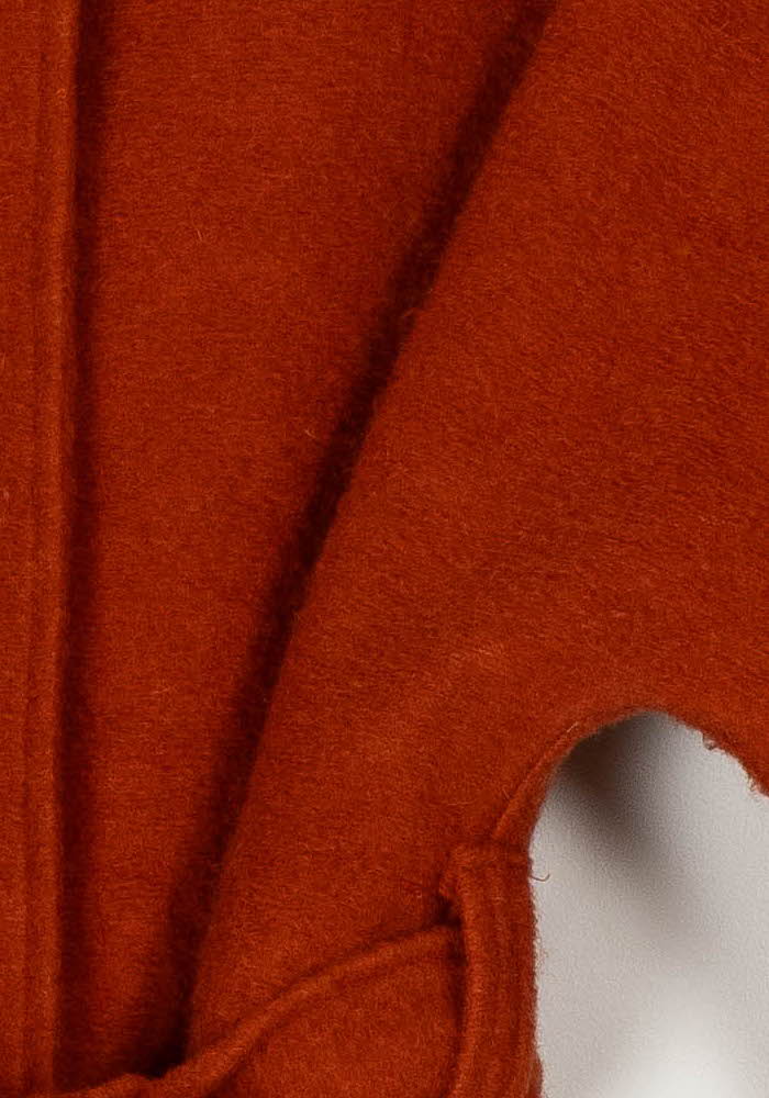 Manteau Orange - Taille M/38 de la marque La Fée Maraboutée | PARAD121876 - Vendu par Paradigme - Image 3