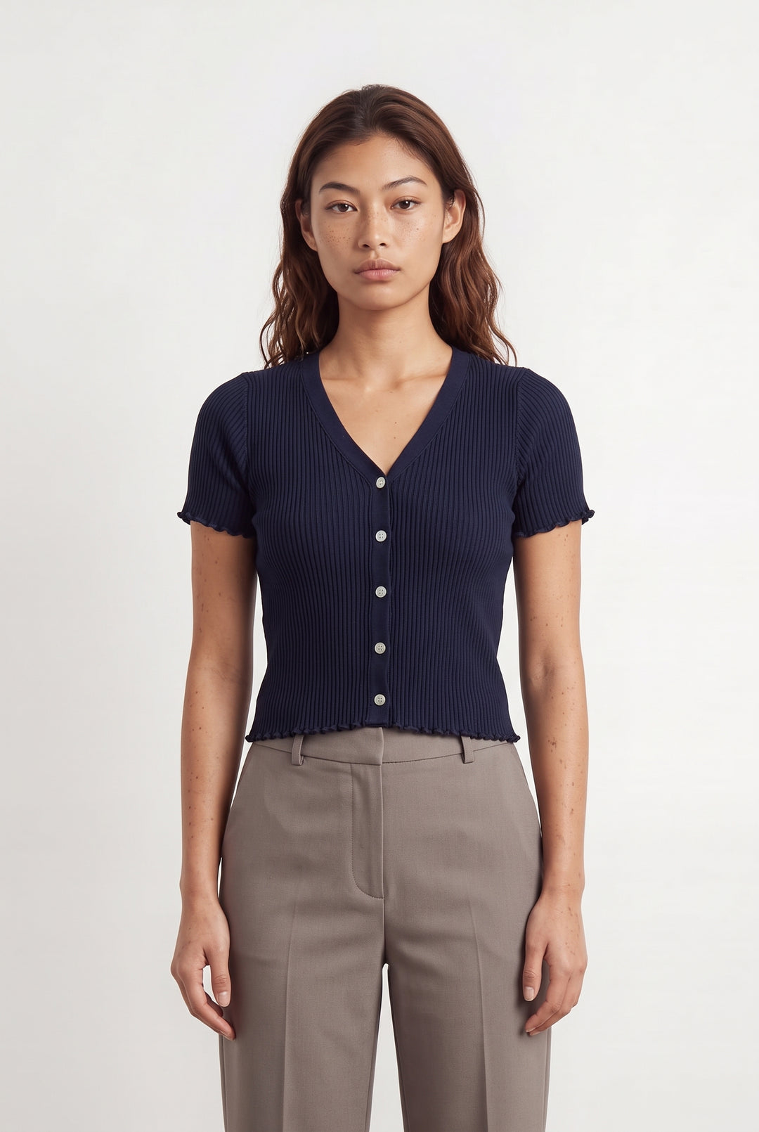 Cardigan Bleu - Taille S/36 de la marque FRNCH | PARAD121877 - Vendu par Paradigme - Image 1
