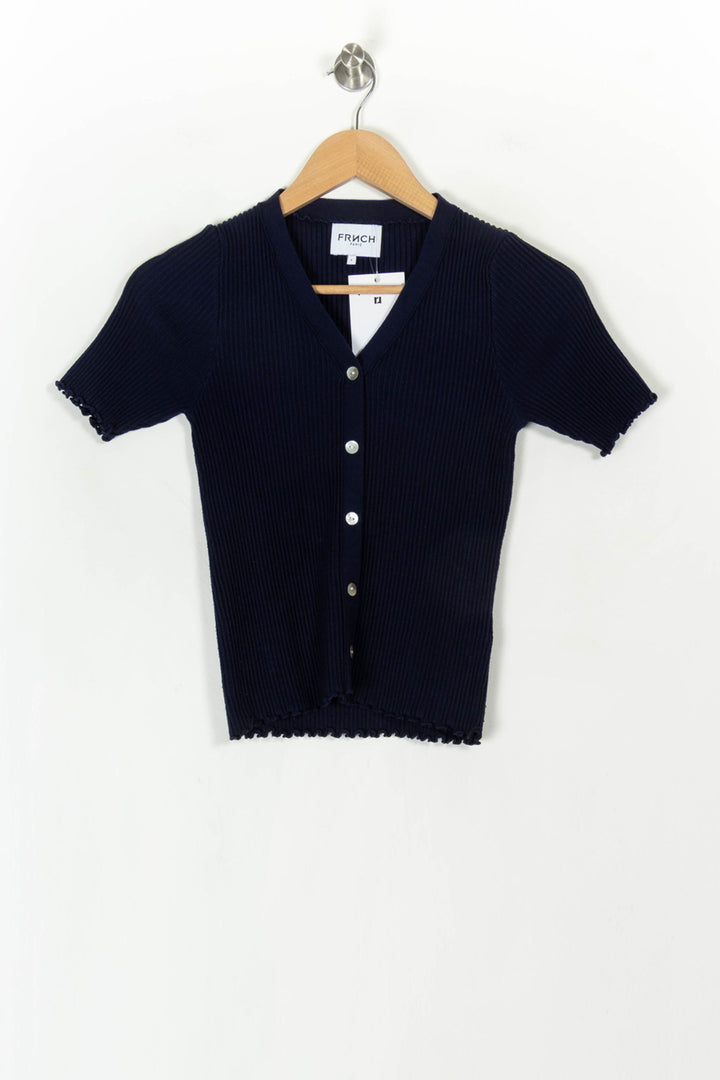 Cardigan Bleu - Taille S/36 de la marque FRNCH | PARAD121877 - Vendu par Paradigme - Image 2