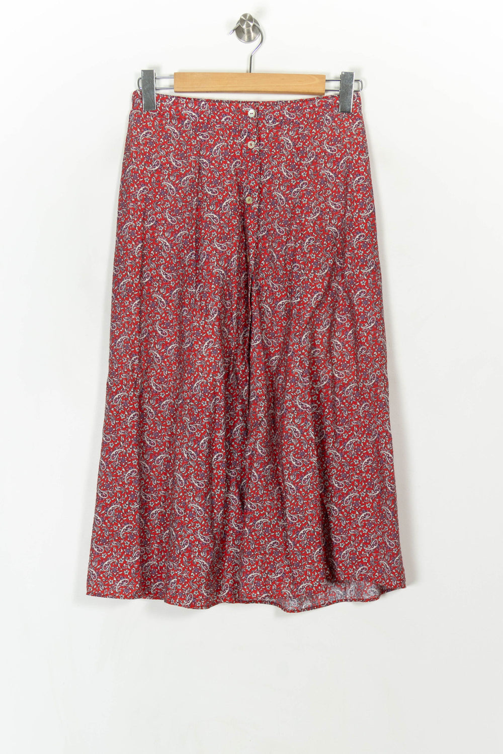 Jupe Midi Rouge et Blanc - Taille M/38 de la marque I.Code | PARAD121878 - Vendu par Paradigme - Image 2