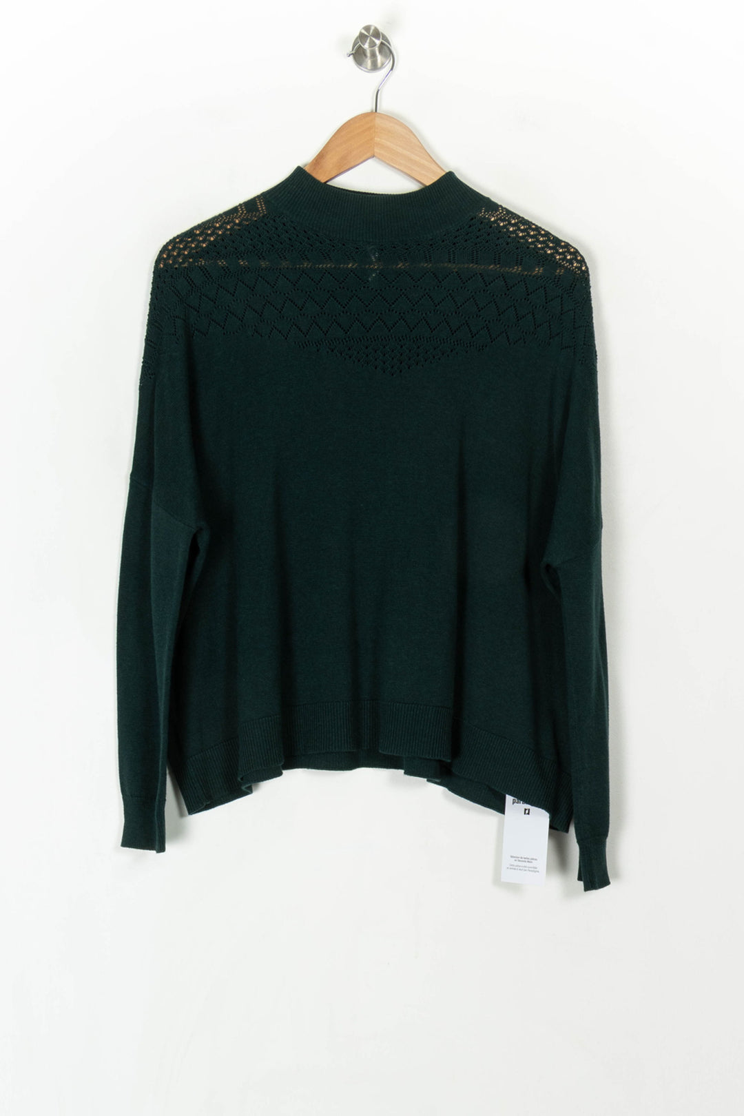 Pull Vert - Taille XS/34 de la marque I.Code | PARAD121879 - Vendu par Paradigme - Image 2