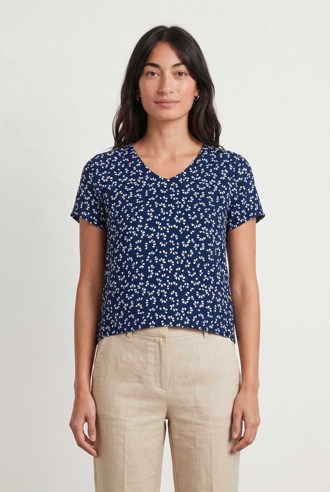 Blouse Bleue et Blanche - Taille XS/34 de la marque I.Code | PARAD121883 - Vendu par Paradigme - Image 1