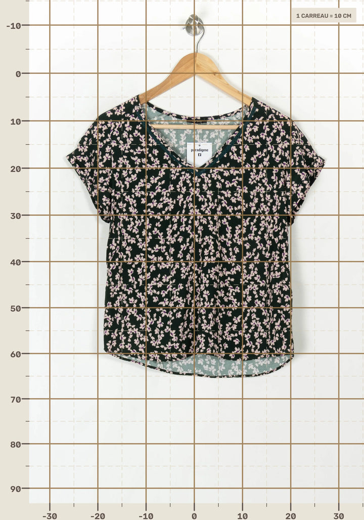 Blouse Noire et Rose - Taille XS/34 de la marque One Step | PARAD121885 - Vendu par Paradigme - Image 4