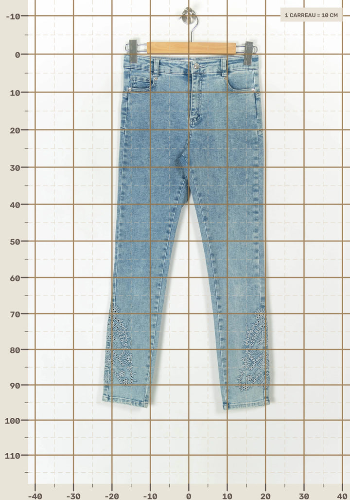 Jean Bleu - Taille S/36 de la marque IKKS | PARAD121887 - Vendu par Paradigme - Image 4
