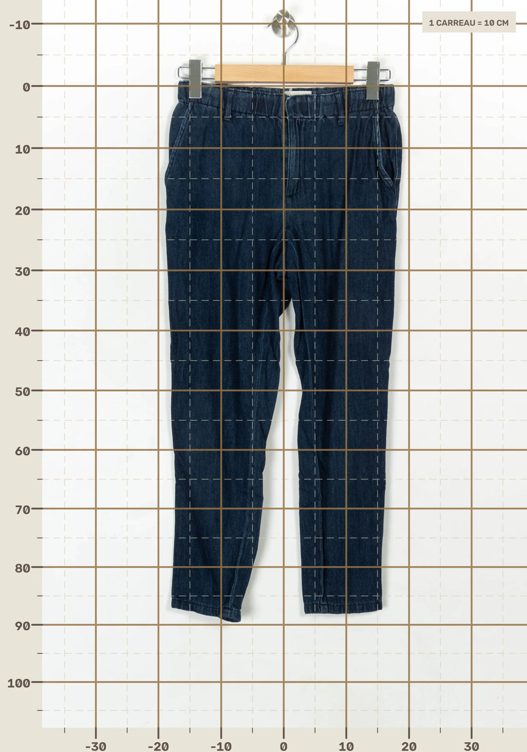 Pantalon Chino Bleu - Taille S/36 de la marque Maison 123 | PARAD121888 - Vendu par Paradigme - Image 4