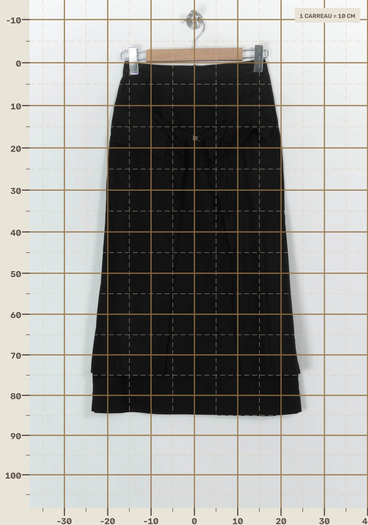 Jupe Noire - Taille S/36 de la marque La Fée Maraboutée | PARAD121893 - Vendu par Paradigme - Image 4