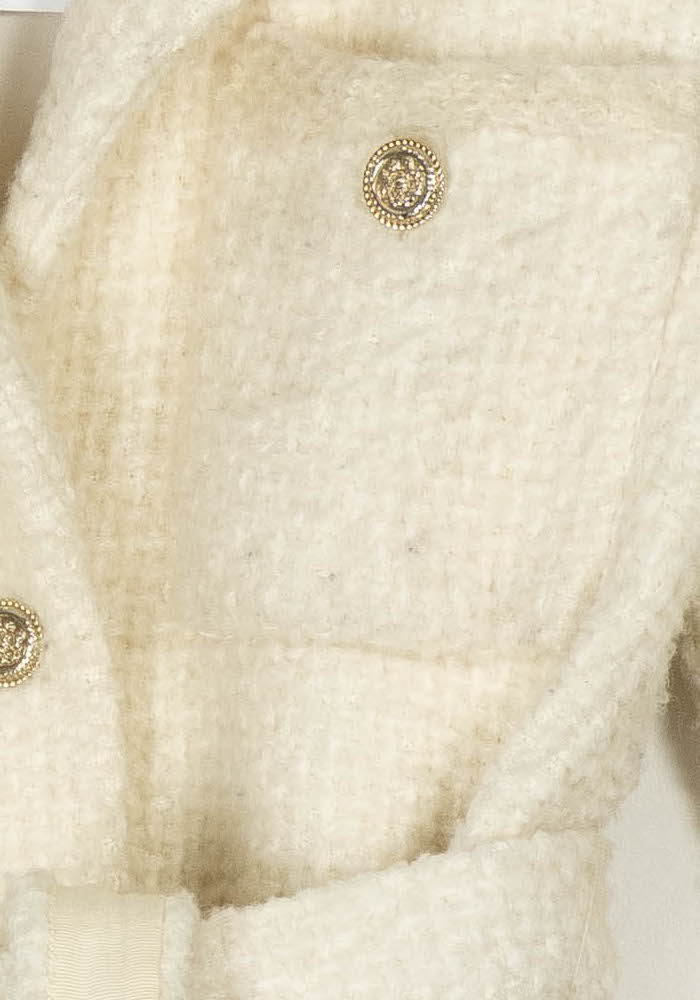 Manteau Ceinturé Beige - Taille S/36 de la marque Maje | PARAD121896 - Vendu par Paradigme - Image 3