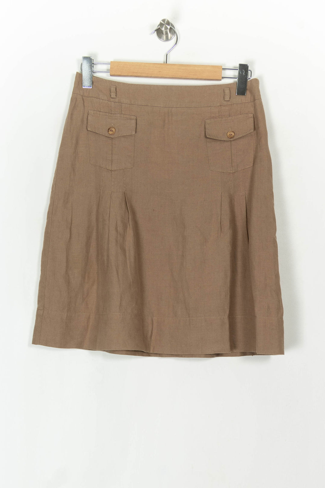 Jupe Droite Marron - Taille M/38 de la marque Maison 123 | PARAD121898 - Vendu par Paradigme - Image 2