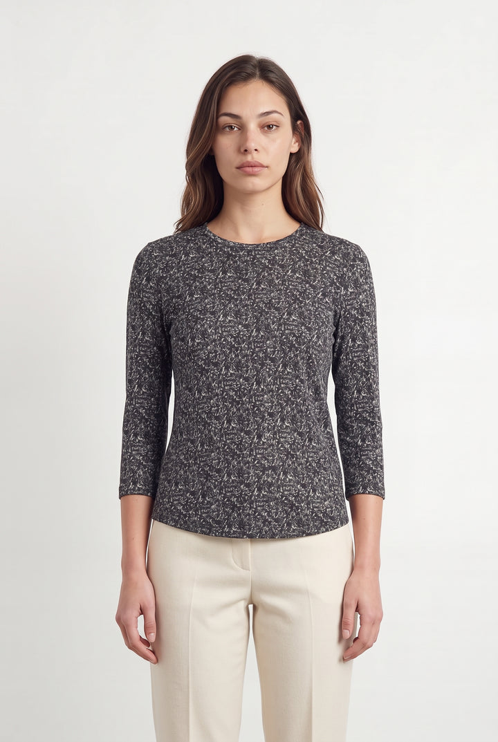 Blouse Noire et Blanche - Taille XS/34 de la marque IKKS | PARAD121900 - Vendu par Paradigme - Image 1