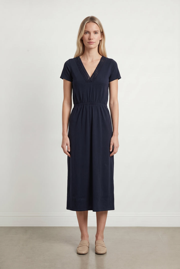 Robe Longue Bleue - Taille S/36 de la marque Sézane | PARAD122403 - Vendu par Paradigme - Image 1