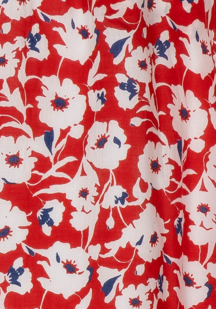 Jupe Midi Rouge et Blanche - Taille L/40 de la marque Saint James | PARAD122404 - Vendu par Paradigme - Image 3