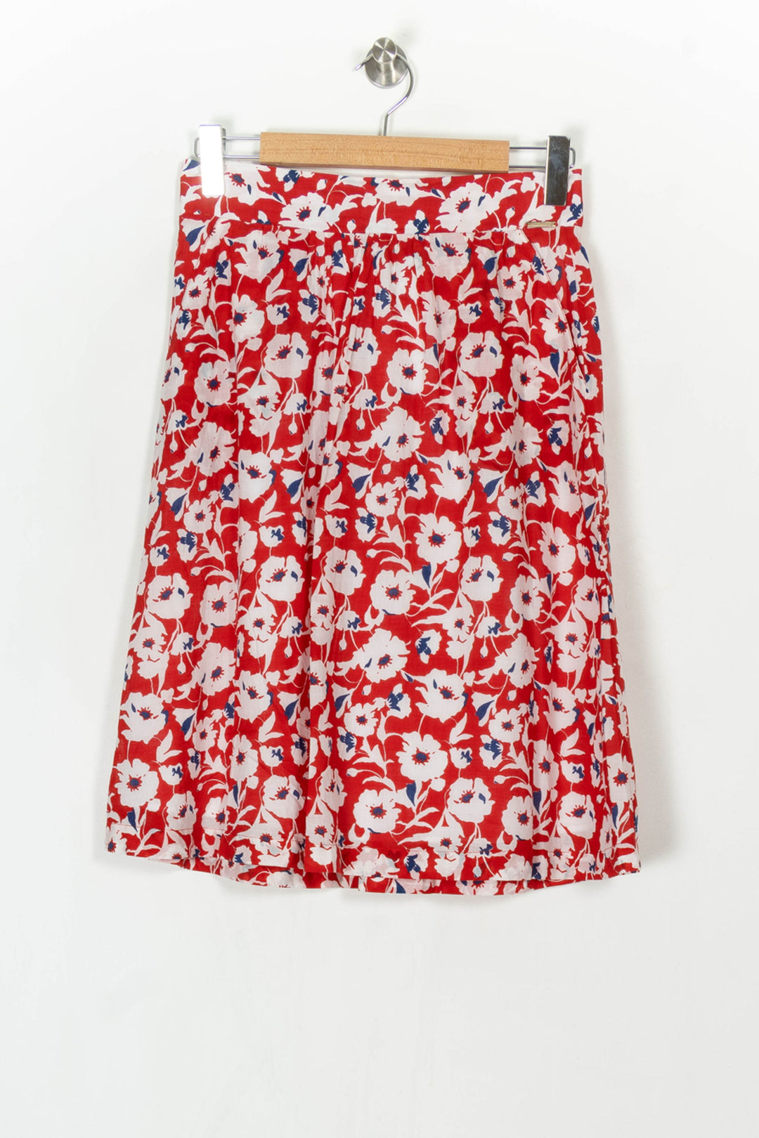 Jupe Midi Rouge et Blanche - Taille L/40 de la marque Saint James | PARAD122404 - Vendu par Paradigme - Image 2