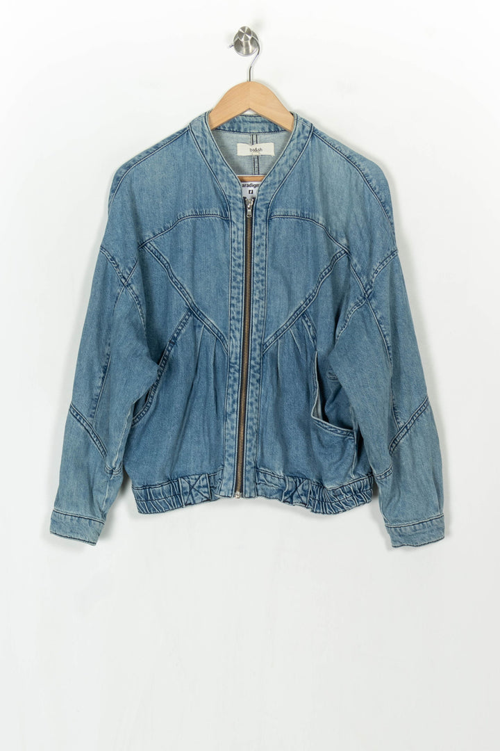 Veste en Jean Bleue - Taille S/36 de la marque ba&amp;sh | PARAD122405 - Vendu par Paradigme - Image 2