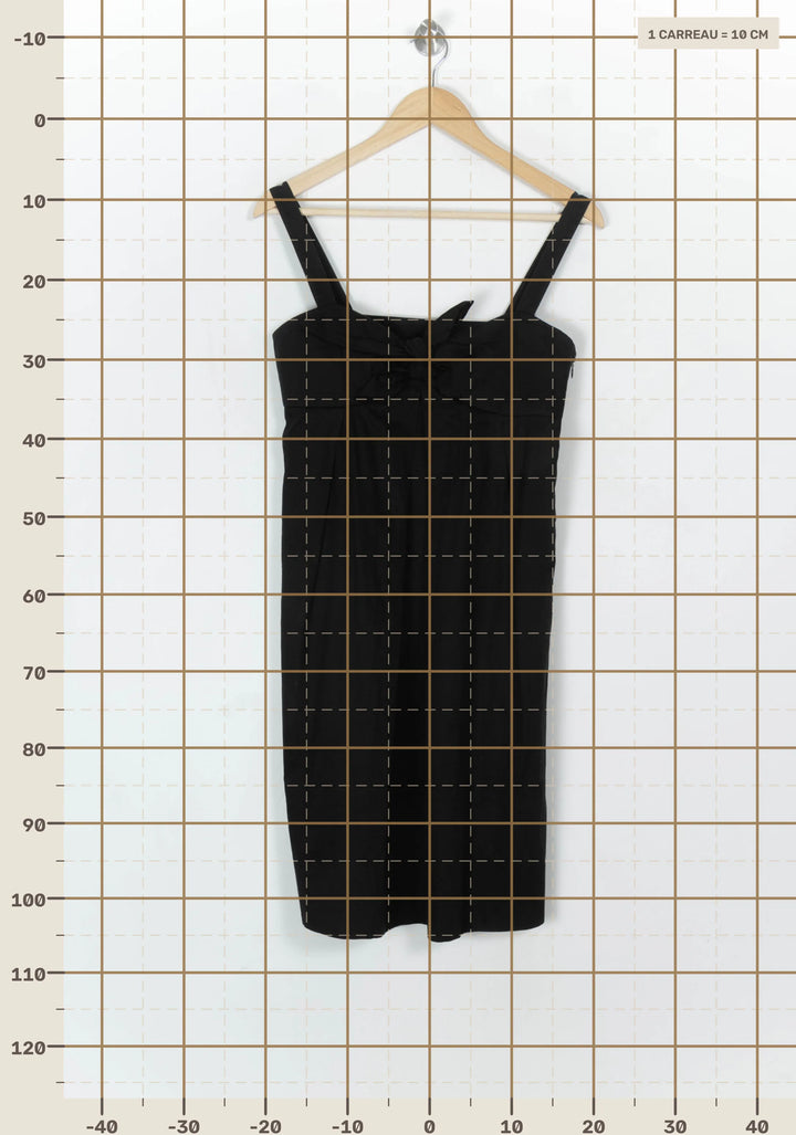 Robe Noire - Taille M/38 de la marque Tara Jarmon | PARAD122408 - Vendu par Paradigme - Image 4